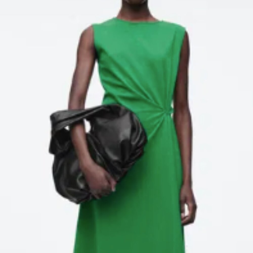 COS Twist Detail Midi Dress